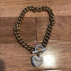 Vintage Juicy Couture Gold Charm Necklace
